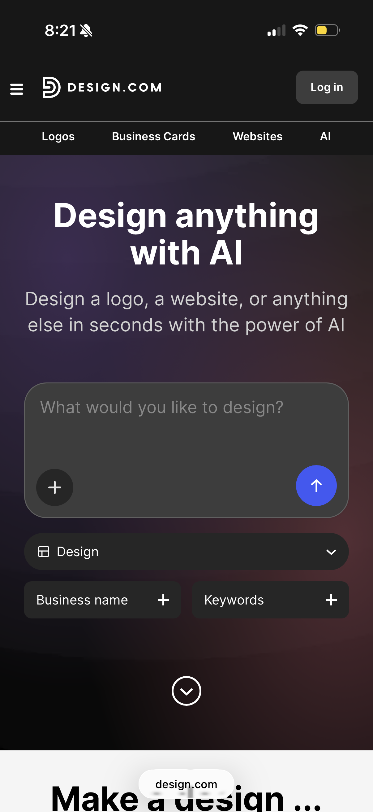 Design.com screenshot 1