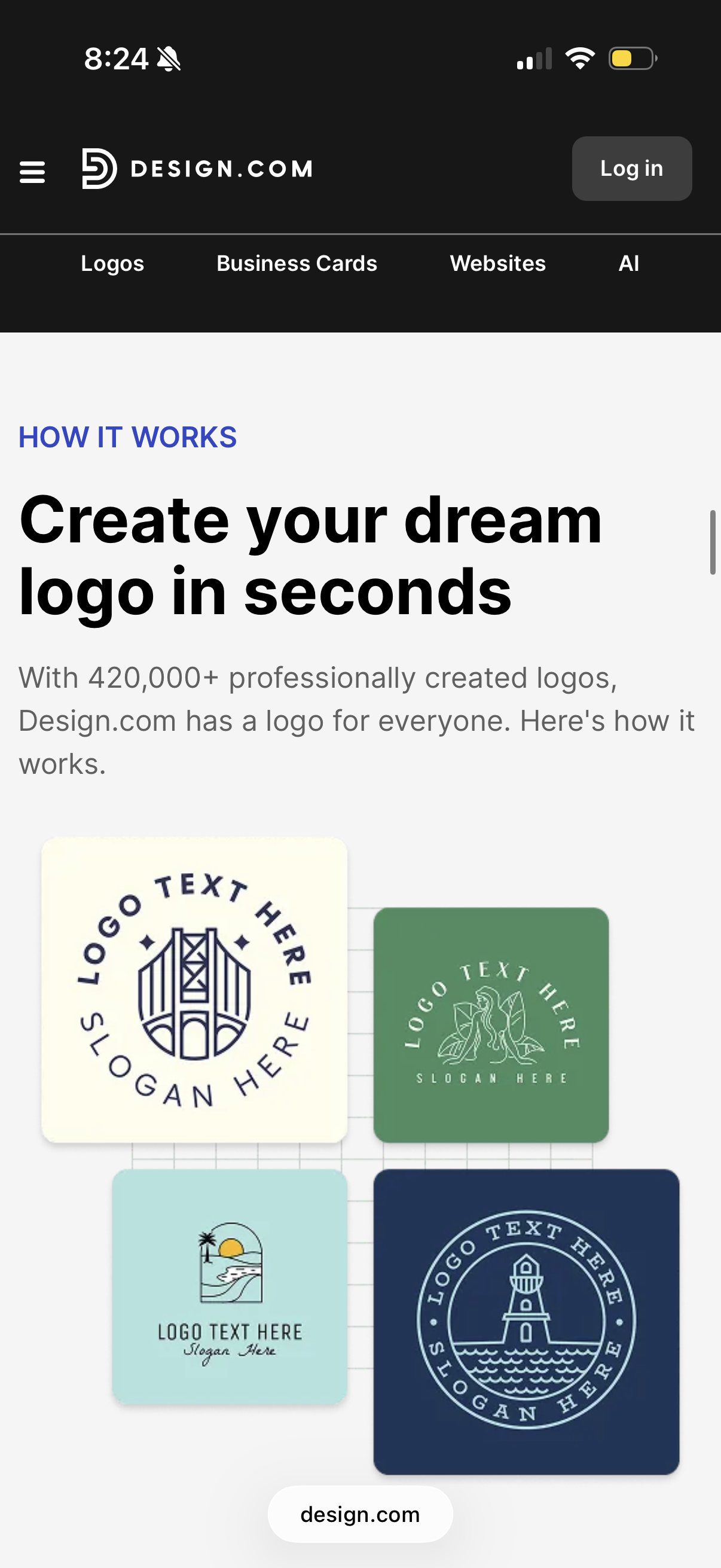 Design.com screenshot 3