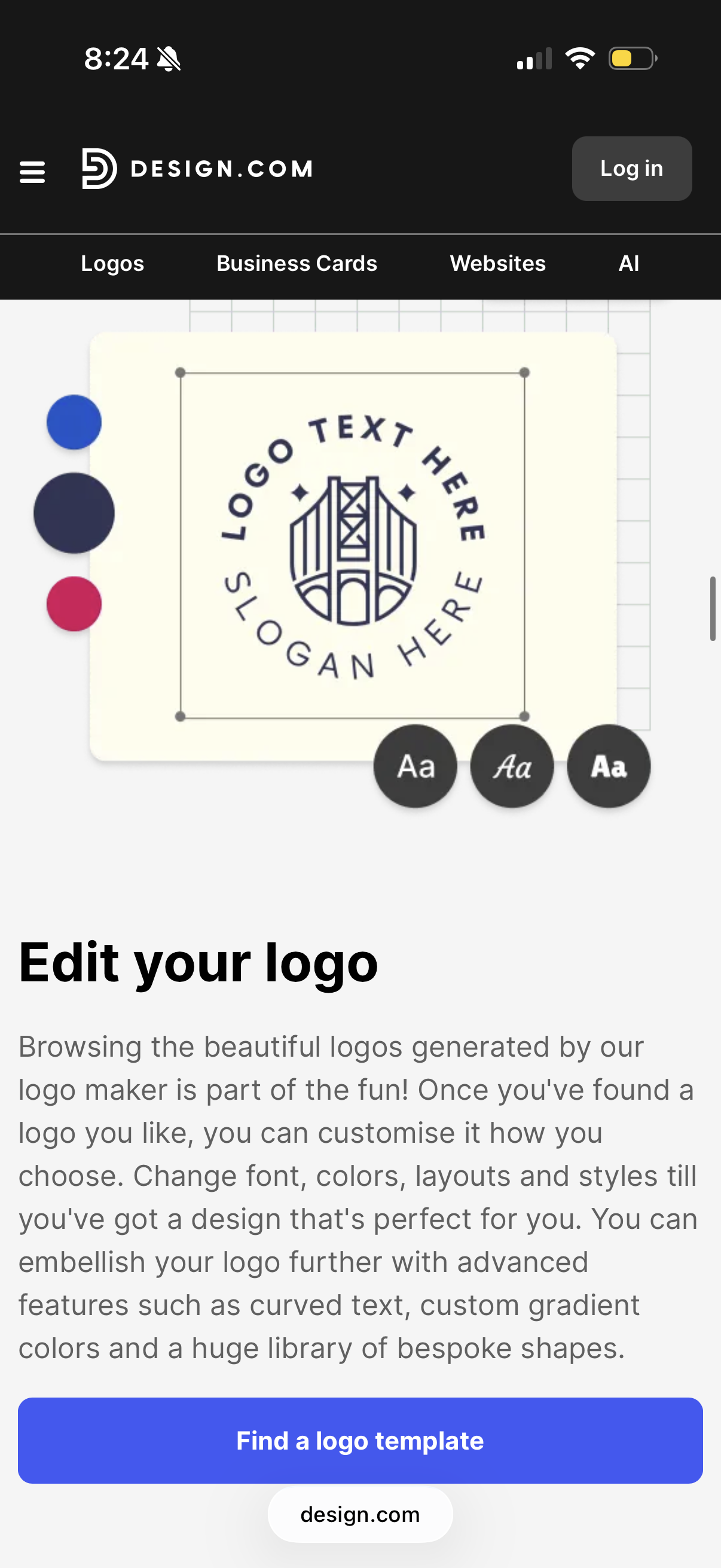 Design.com screenshot 4
