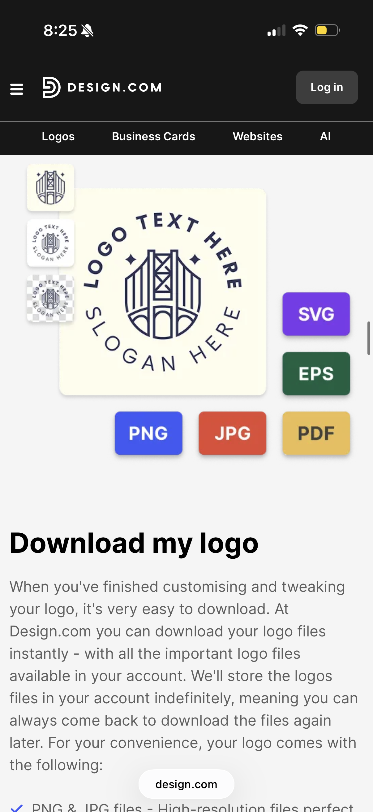 Design.com screenshot 5